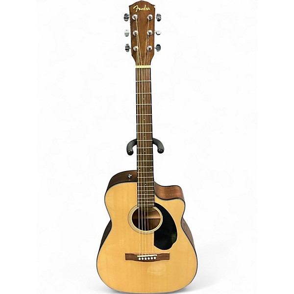 Used Fender CC60SCE Natural Acoustic Electric Guitar