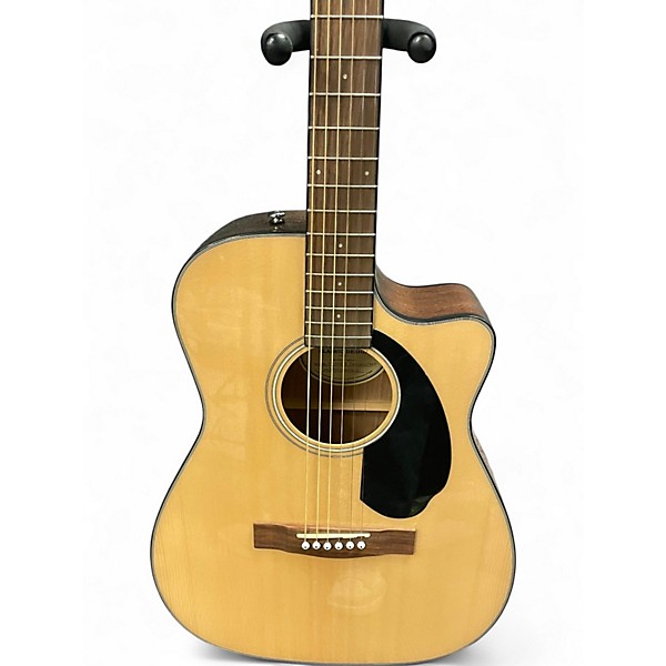 Used Fender CC60SCE Natural Acoustic Electric Guitar