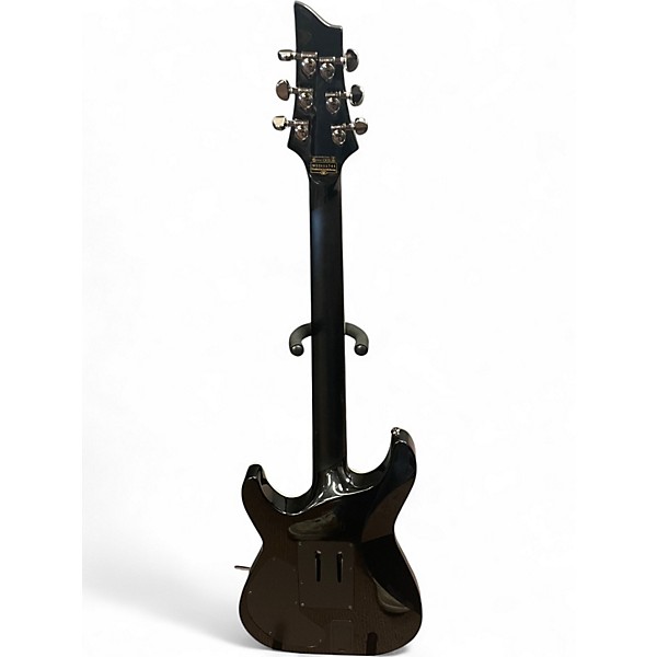 Used Schecter Guitar Research Blackjack C-1 FR S Sustainiac Black Solid Body Electric Guitar