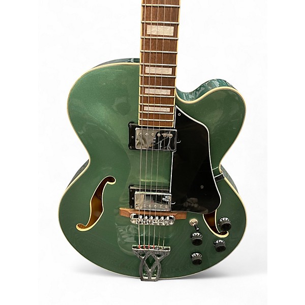 Used Ibanez AF75 Mint Green Hollow Body Electric Guitar
