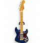 Used Fender Deluxe Players Stratocaster Blue Solid Body Electric Guitar thumbnail
