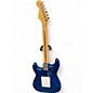 Used Fender Deluxe Players Stratocaster Blue Solid Body Electric Guitar