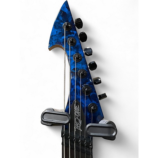 Used 2021 Ormsly Rusty Cooley “RC One” Signature Blue Solid Body Electric Guitar