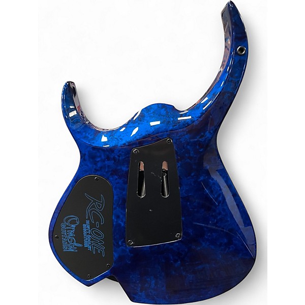 Used 2021 Ormsly Rusty Cooley “RC One” Signature Blue Solid Body Electric Guitar