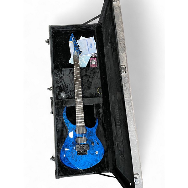 Used 2021 Ormsly Rusty Cooley “RC One” Signature Blue Solid Body Electric Guitar