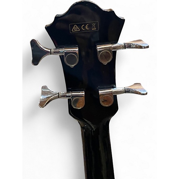 Used Ibanez AEB5E Black Acoustic Bass Guitar