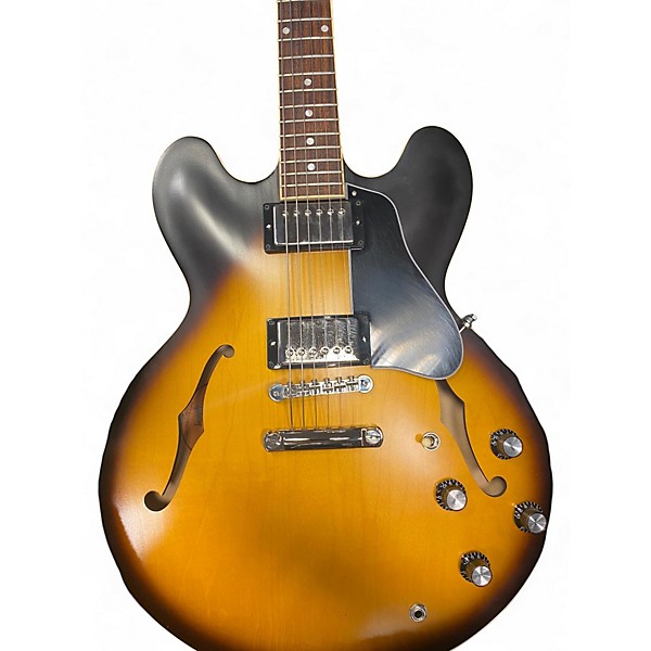 Used 2023 Gibson ES335 Vintage Sunburst Hollow Body Electric Guitar