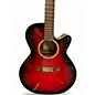 Used Takamine EG540C Crimson Red Burst Acoustic Electric Guitar