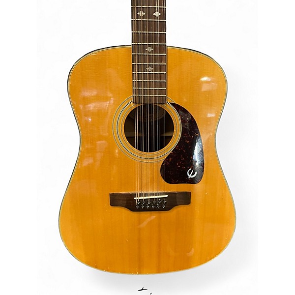 Used Epiphone PR350-12 Natural 12 String Acoustic Guitar