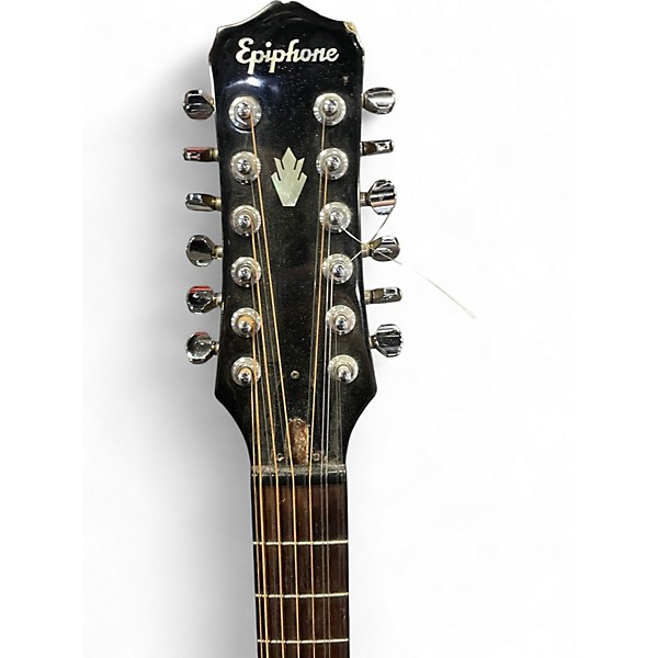 Used Epiphone PR350-12 Natural 12 String Acoustic Guitar