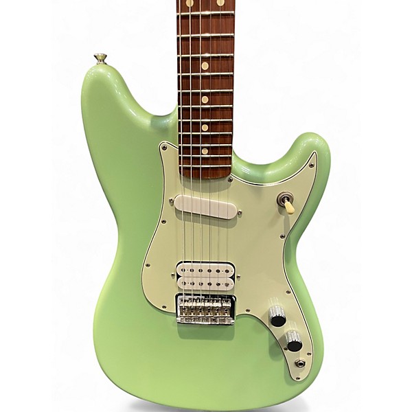 Used Fender Duo Sonic HS Surf Green Solid Body Electric Guitar