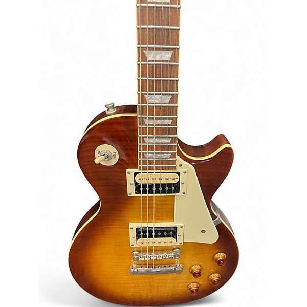 Used Epiphone Les Paul Traditional PRO III 2 Tone Sunburst Solid Body Electric Guitar