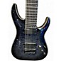 Used Schecter Guitar Research Hellraiser Hybrid C8 Trans Black Solid Body Electric Guitar