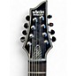 Used Schecter Guitar Research Hellraiser Hybrid C8 Trans Black Solid Body Electric Guitar