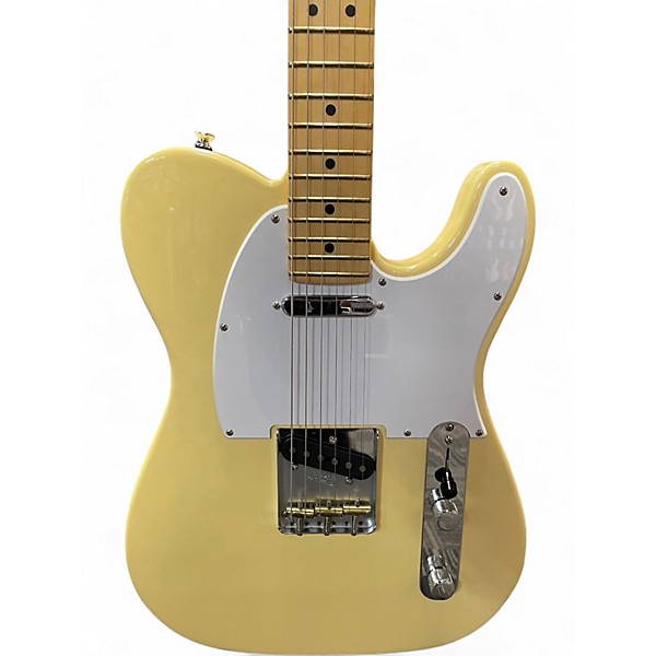 Used 2024 Fender American Performer Telecaster Vintage White Solid Body Electric Guitar