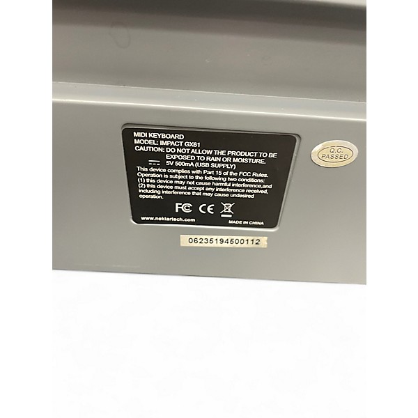 Used Nektar Impact GX61 Keyboard Workstation