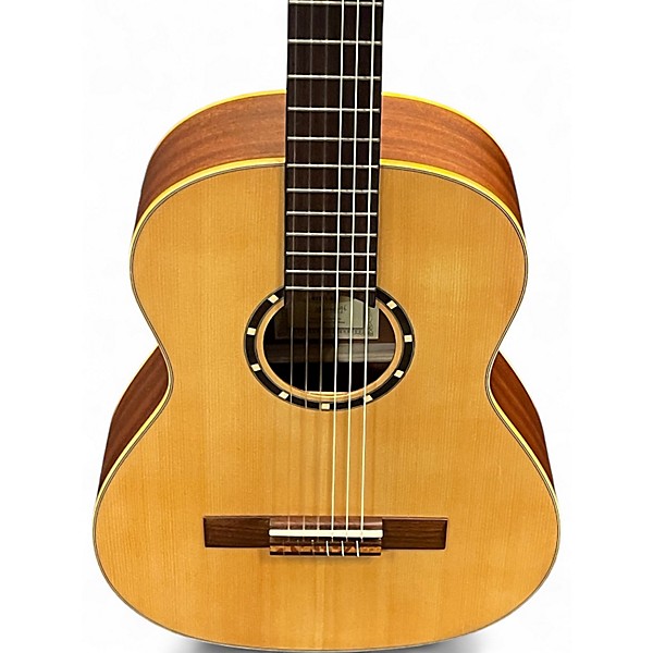 Used Ortega R121L 3/4 Natural Classical Acoustic Guitar