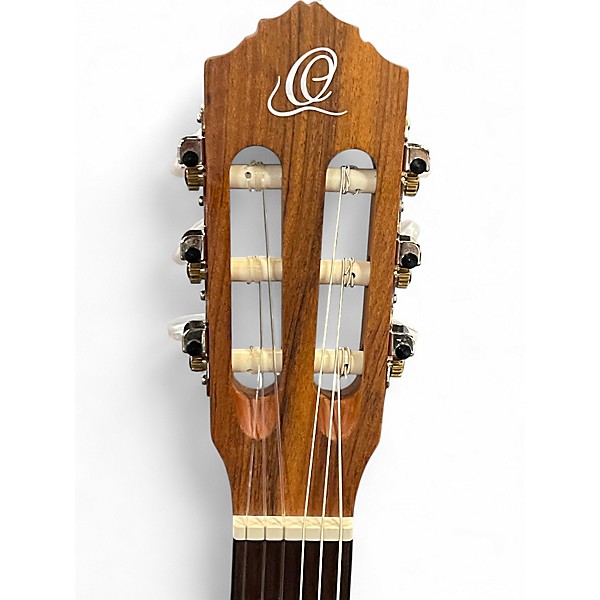 Used Ortega R121L 3/4 Natural Classical Acoustic Guitar