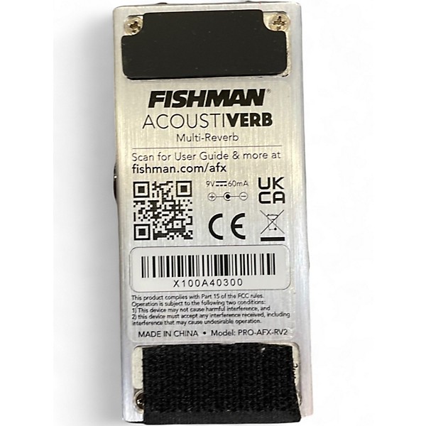 Used Fishman AFX ACOUSTIVERB Effect Pedal