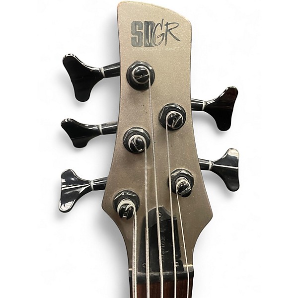 Vintage 1990 Ibanez SR885 Gray Electric Bass Guitar