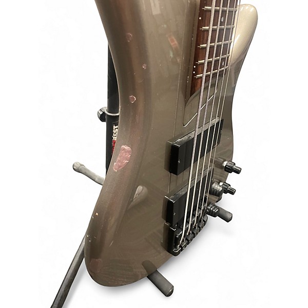 Vintage 1990 Ibanez SR885 Gray Electric Bass Guitar