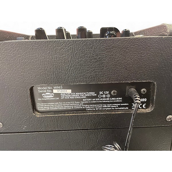 Used VOX MINI 3 Battery Powered Amp