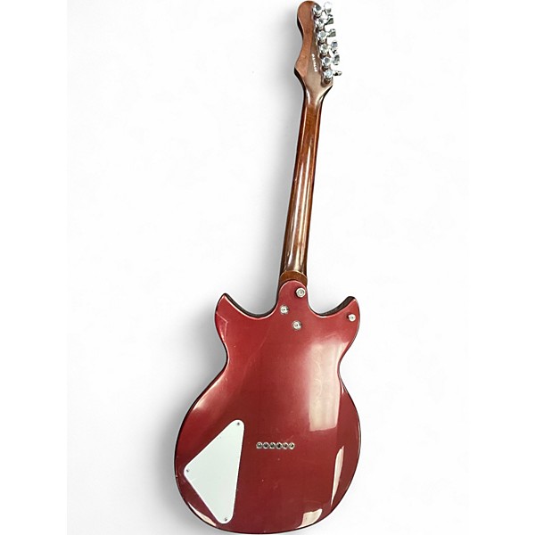 Used Harmony Rebel Red Solid Body Electric Guitar