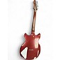 Used Harmony Rebel Red Solid Body Electric Guitar