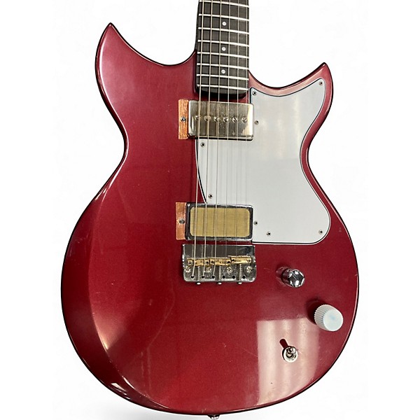 Used Harmony Rebel Red Solid Body Electric Guitar