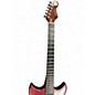 Used Harmony Rebel Red Solid Body Electric Guitar