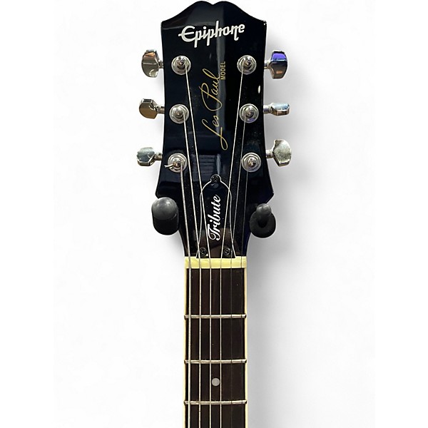 Used Epiphone Tribute Les Paul Standard Ebony Solid Body Electric Guitar