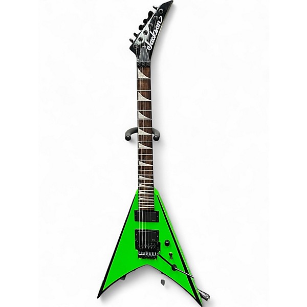 Used Jackson KVXMG King V X Series Green Solid Body Electric Guitar
