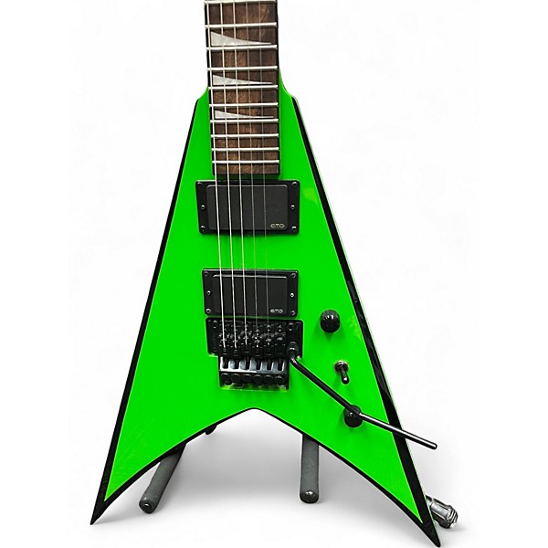 Used Jackson KVXMG King V X Series Green Solid Body Electric Guitar