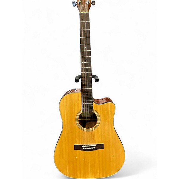 Used Fender cd-140sce Brown Acoustic Electric Guitar