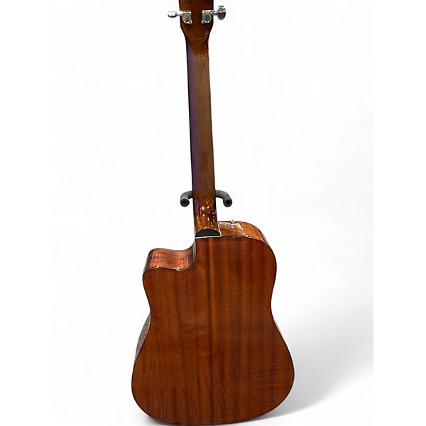Used Fender cd-140sce Brown Acoustic Electric Guitar