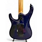 Used Sterling by Music Man JP150DQM Cerulean Blue Solid Body Electric Guitar