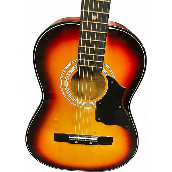 Used Harmony 0401MHU 2 Color Sunburst Acoustic Guitar