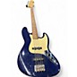 Used Squier jazz bass Blue Electric Bass Guitar