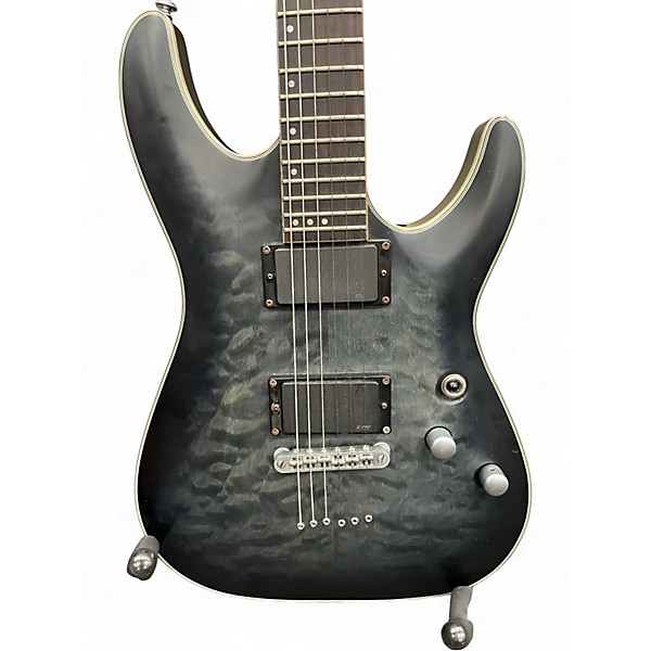 Used Schecter Guitar Research C-1 Platinum Black Solid Body Electric Guitar