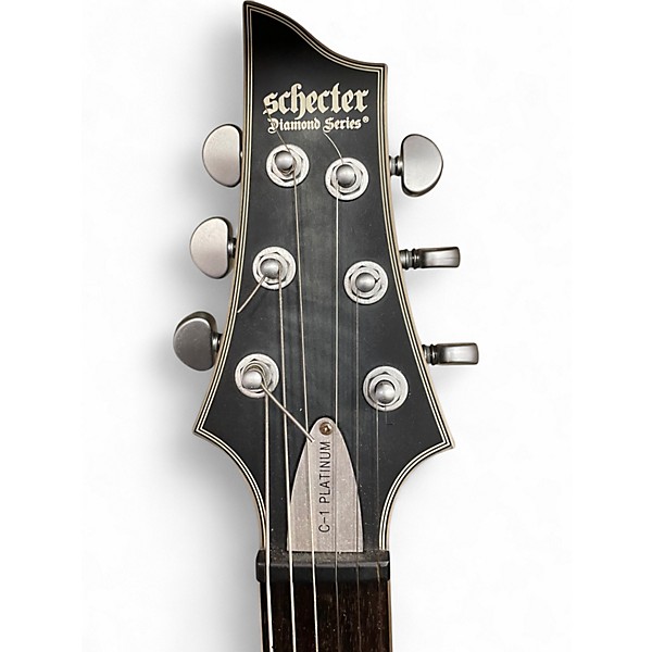 Used Schecter Guitar Research C-1 Platinum Black Solid Body Electric Guitar