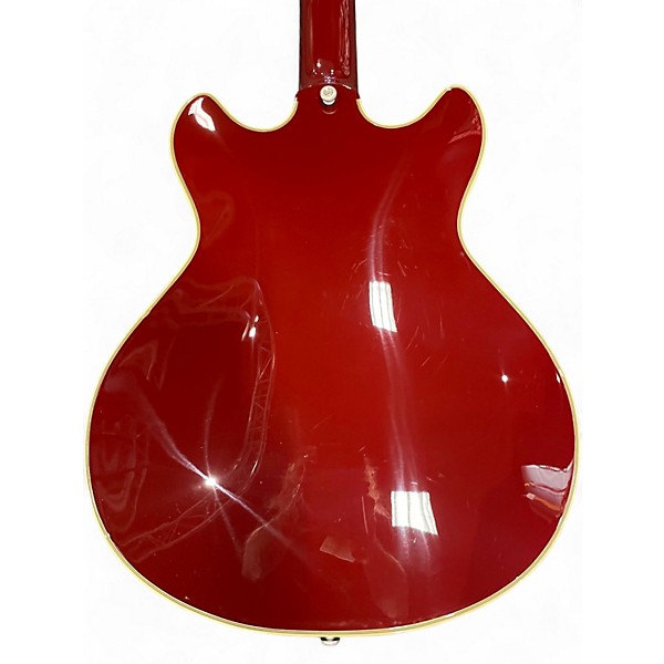 Used D'Angelico EXCEL MINI DC TOUR Flat Red Hollow Body Electric Guitar