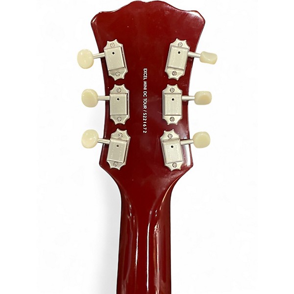 Used D'Angelico EXCEL MINI DC TOUR Flat Red Hollow Body Electric Guitar