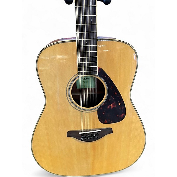 Used Yamaha Fg830-12 Natural 12 String Acoustic Guitar