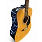 Used Squier SA-50 Natural Acoustic Guitar