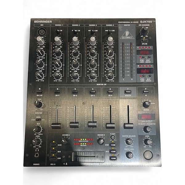 Used Behringer DJX750 5-Channel Pro DJ Mixer