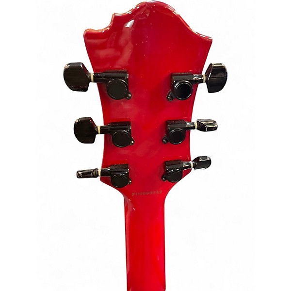 Used B.C. Rich NJ Series Mockingbird Trans Red Solid Body Electric Guitar