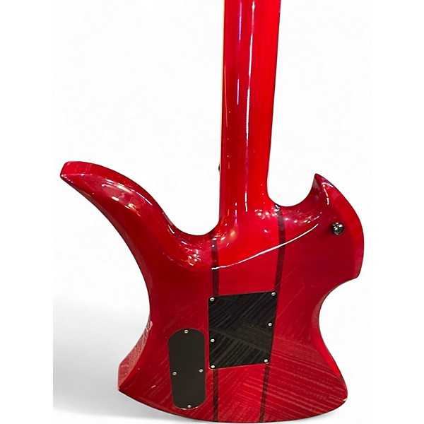 Used B.C. Rich NJ Series Mockingbird Trans Red Solid Body Electric Guitar