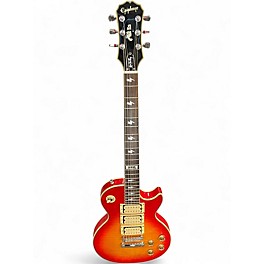 Used Epiphone Ace Frehley Signature Les Paul Custom 2 Tone Sunburst Solid Body Electric Guitar