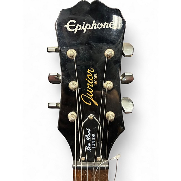 Used Epiphone Les Paul Junior 2 Tone Sunburst Solid Body Electric Guitar