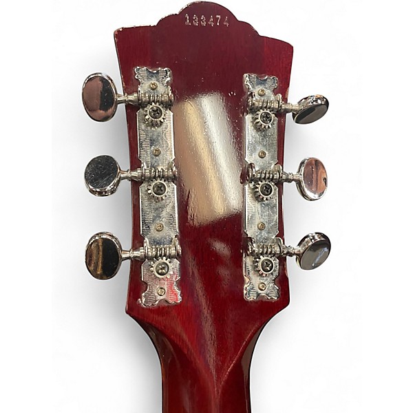 Vintage 1976 Guild d25c Wine Red Acoustic Guitar